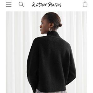 & Other Stories Mock Neck Sweater!